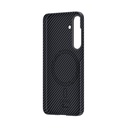 Samsung Galaxy S24 Plus Uyumlu Kılıf Magsafe Özellikli Karbon Fiber Benks Essential ArmorAir 600D Kevlar Kapak - 4