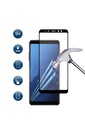 Samsung Galaxy A7 2018 Uyumlu Zore Kenarları Kırılmaya Dayanıklı Cam Ekran Koruyucu