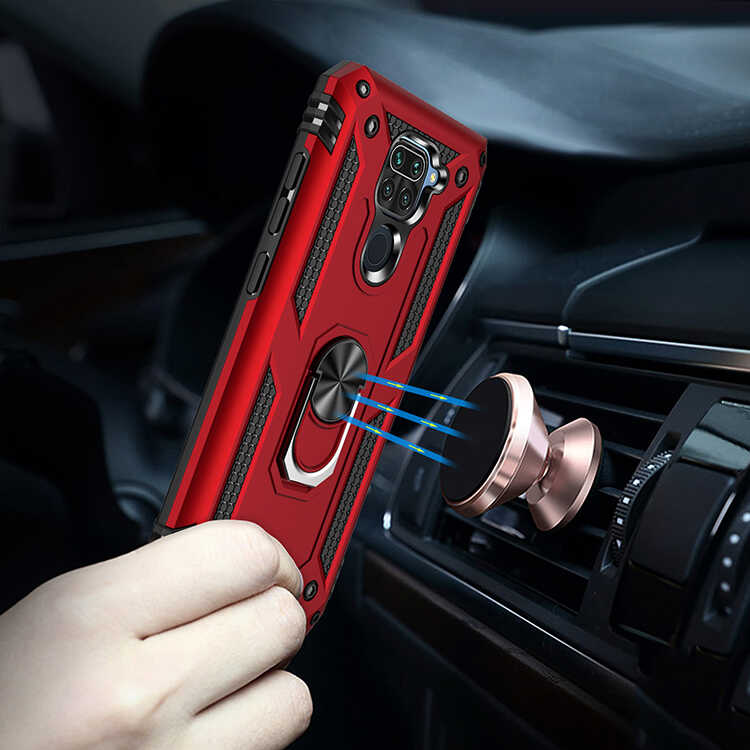 Xiaomi Redmi Note 9 Uyumlu Kılıf Zore Vega Kapak - 3