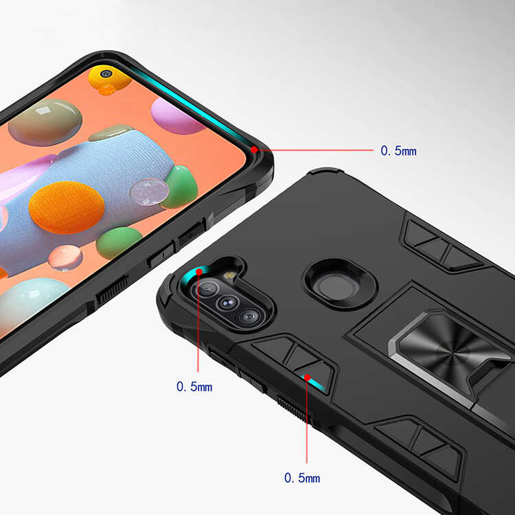 Samsung Galaxy A11 Uyumlu Kılıf Zore Volve Kapak - 5