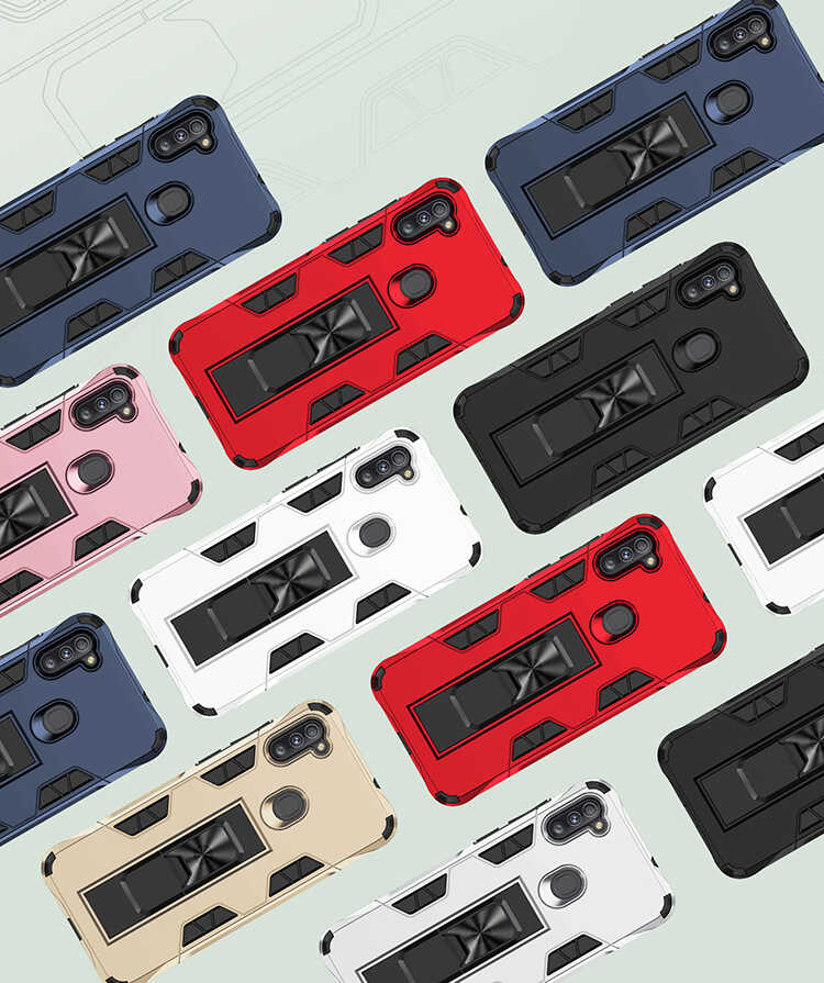 Samsung Galaxy A11 Uyumlu Kılıf Zore Volve Kapak - 9