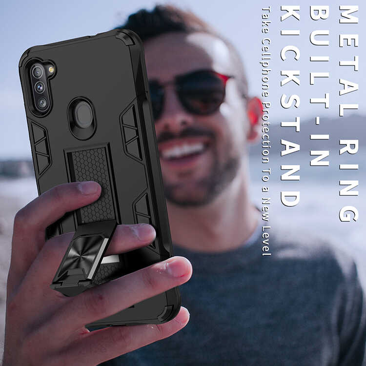 Samsung Galaxy A11 Uyumlu Kılıf Zore Volve Kapak - 10