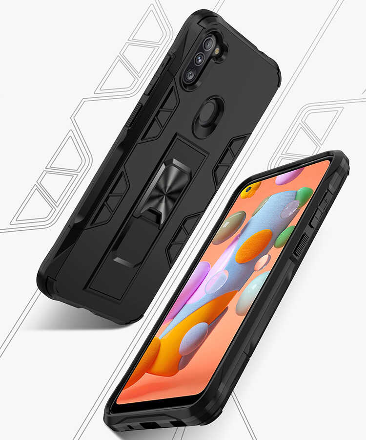 Samsung Galaxy M11 Uyumlu Kılıf Zore Volve Kapak - 1