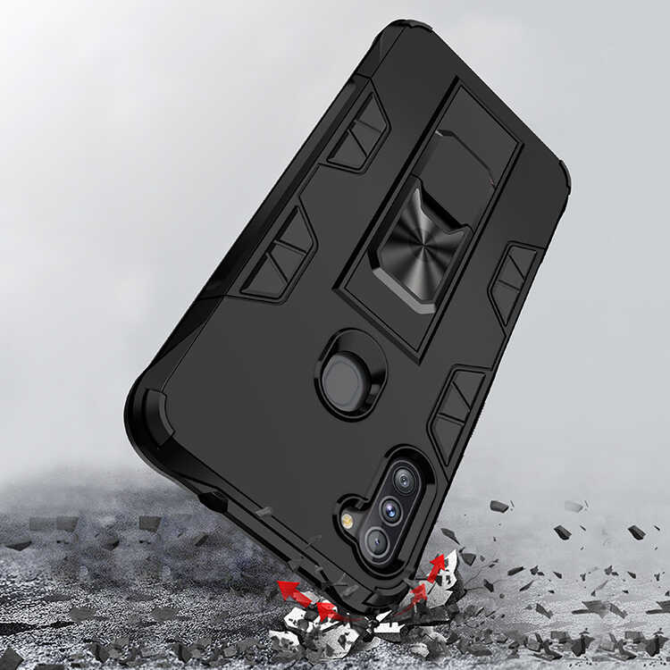 Samsung Galaxy M11 Uyumlu Kılıf Zore Volve Kapak - 7