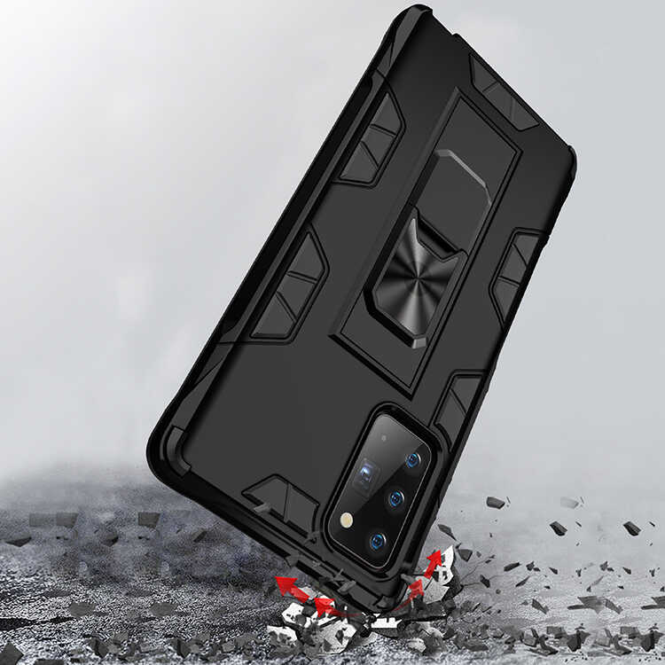 Samsung Galaxy Note 20 Uyumlu Kılıf Zore Volve Kapak - 8