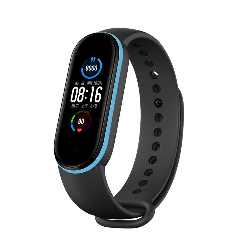 Xiaomi Mi Band 5 Uyumlu KRD-24 Silikon Kordon - 1