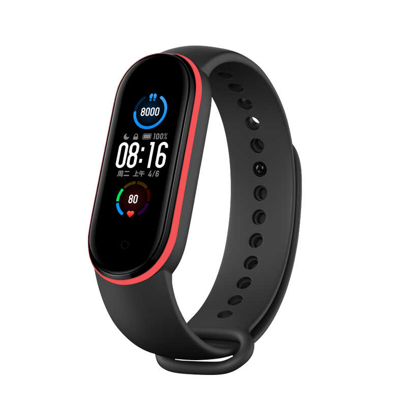 Xiaomi Mi Band 5 Uyumlu KRD-24 Silikon Kordon - 2