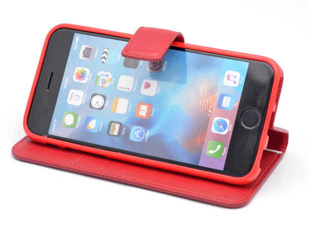 Apple iPhone 5 Uyumlu Kılıf Zore New Delüxe Kapaklı Standlı Kılıf - 4