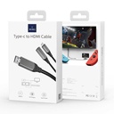 Wiwu X10 Type-C to HDMI Kablo - 7