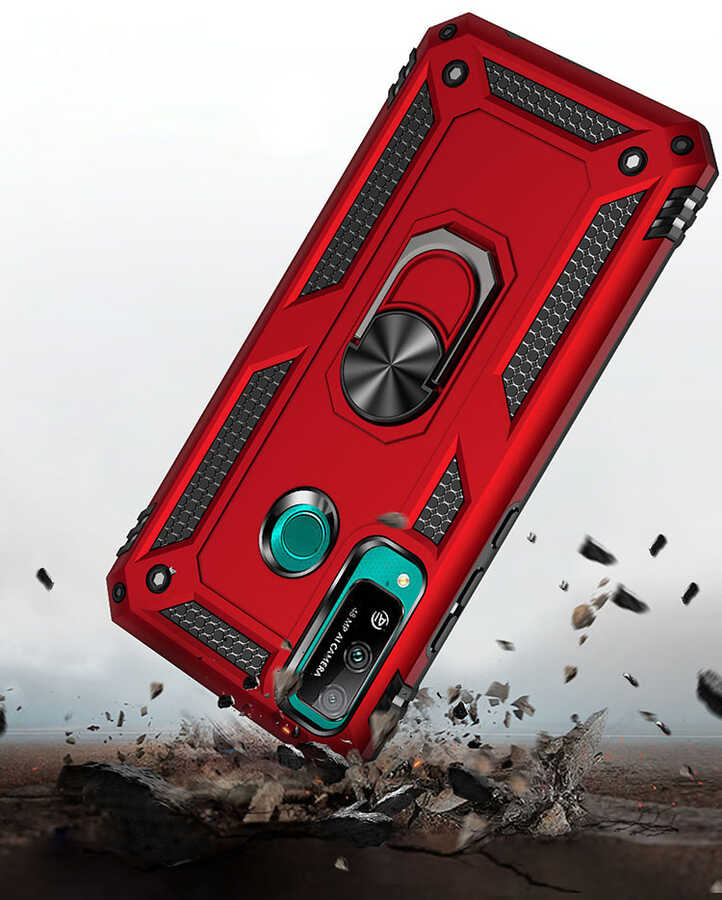 Huawei P40 Lite E Uyumlu Kılıf Zore Vega Kapak - 3