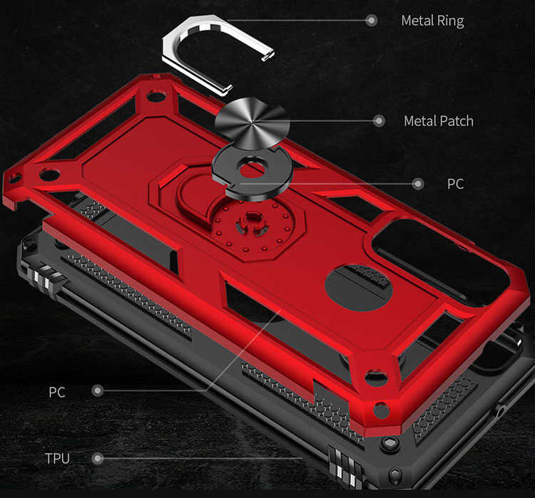 Huawei P40 Lite E Uyumlu Kılıf Zore Vega Kapak - 5