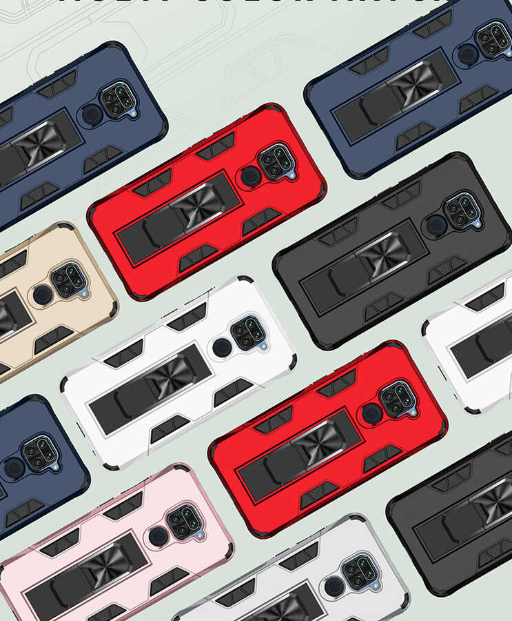 Xiaomi Redmi Note 9 Uyumlu Kılıf Zore Volve Kapak - 1