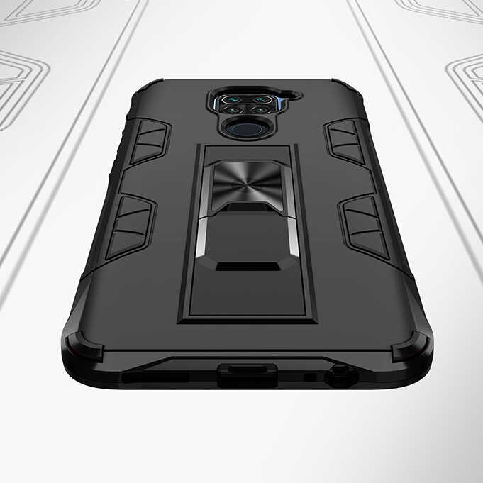 Xiaomi Redmi Note 9 Uyumlu Kılıf Zore Volve Kapak - 3