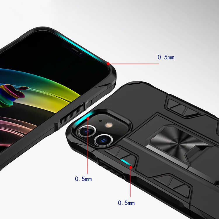 Apple iPhone 12 Pro Uyumlu Kılıf Zore Volve Kapak - 5