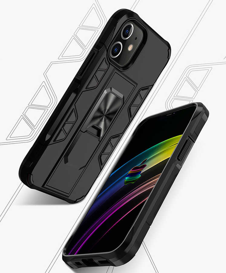 Apple iPhone 12 Uyumlu Kılıf Zore Volve Kapak - 1