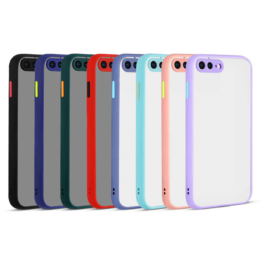 Apple iPhone 8 Plus Uyumlu Kılıf Zore Hux Kapak - 1