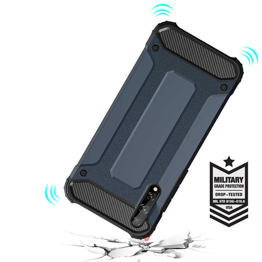 Huawei P Smart S Uyumlu (Y8P) Kılıf Zore Crash Silikon Kapak - 2
