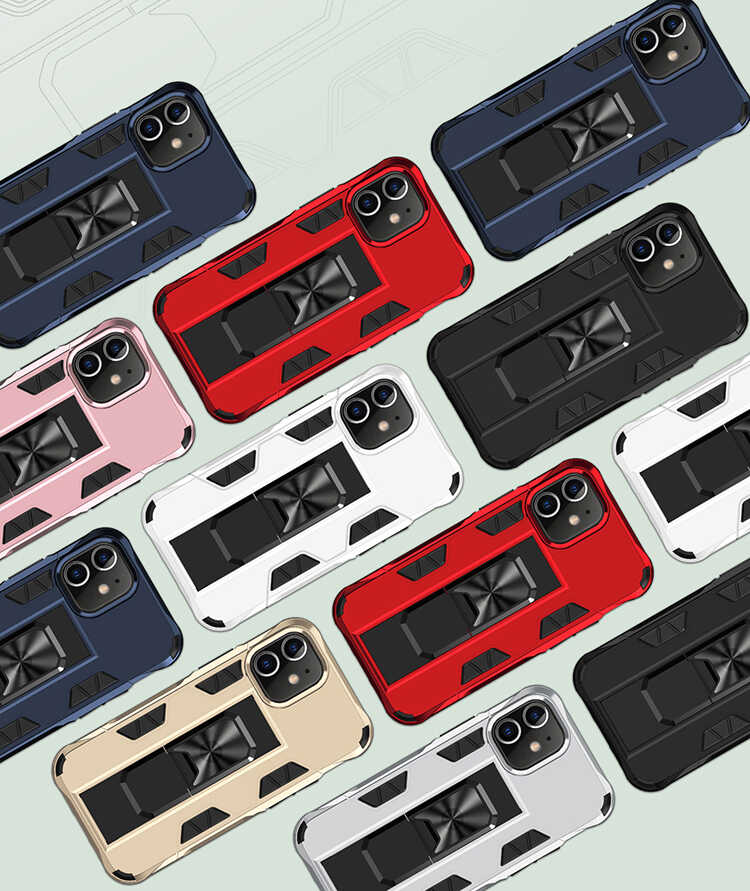 Apple iPhone 12 Mini Uyumlu Kılıf Zore Volve Kapak - 9