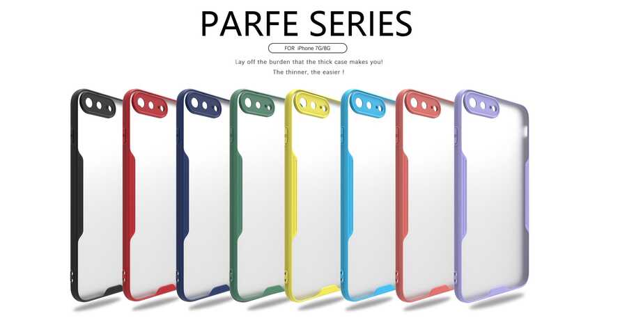 Apple iPhone SE 2020 Uyumlu Kılıf Zore Parfe Kapak - 1