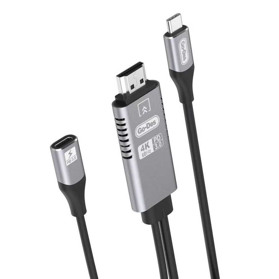 Go Des GD-8770 Type-C To HDMI Kablo - 2