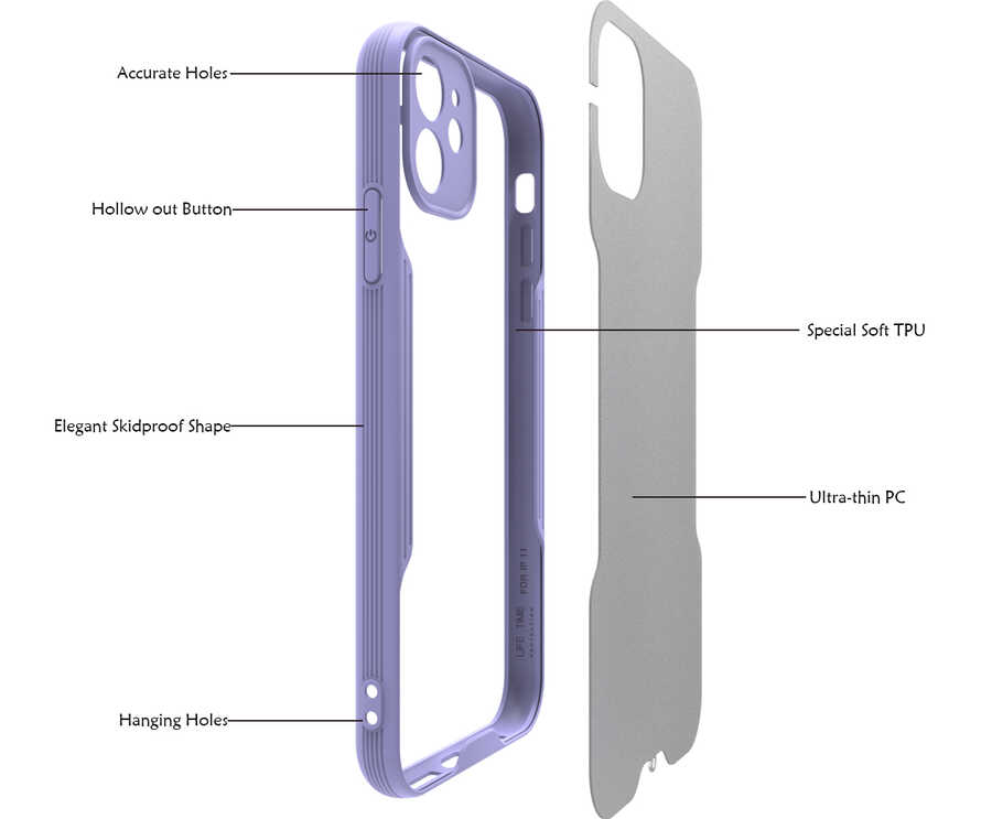 Apple iPhone 11 Uyumlu Kılıf Zore Parfe Kapak - 2