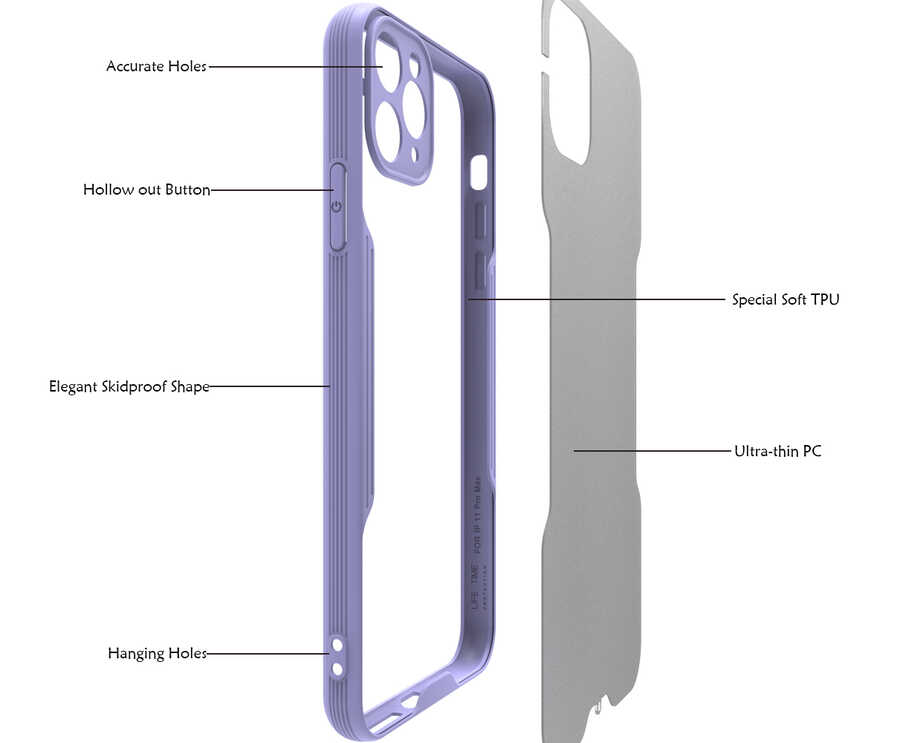Apple iPhone 11 Pro Max Uyumlu Kılıf Zore Parfe Kapak - 2