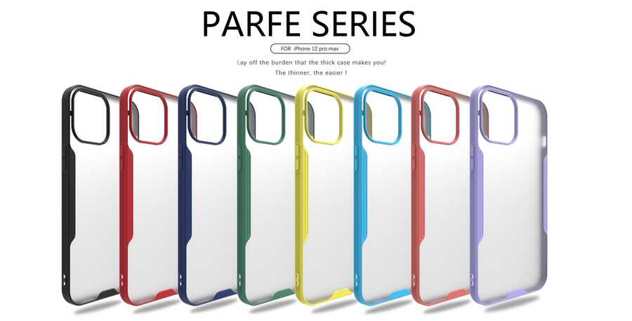 Apple iPhone 12 Pro Max Uyumlu Kılıf Zore Parfe Kapak - 1
