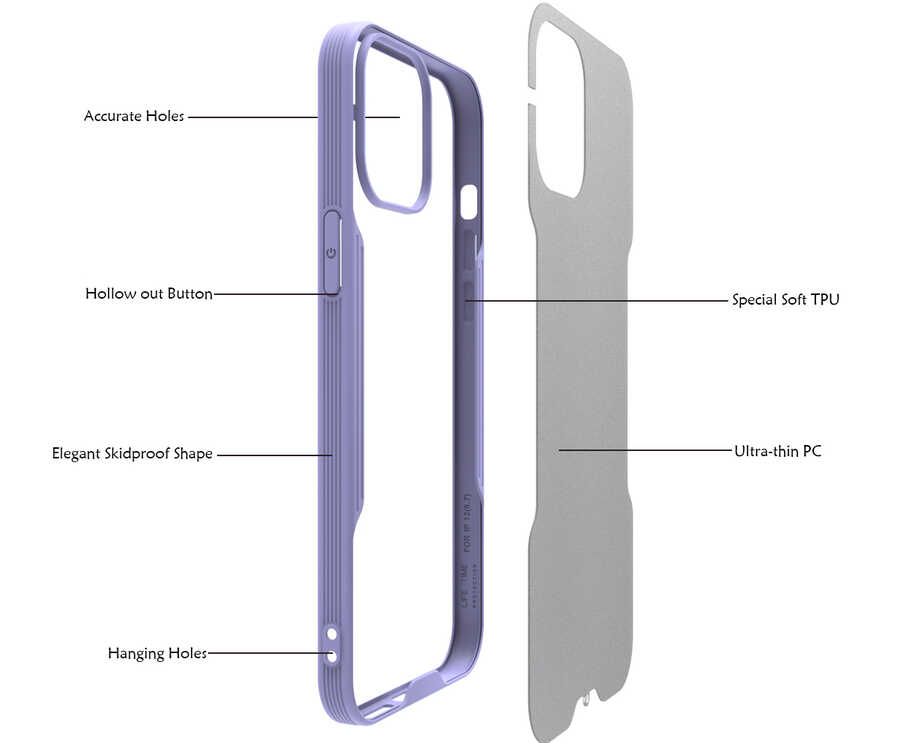 Apple iPhone 12 Pro Max Uyumlu Kılıf Zore Parfe Kapak - 2