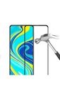 Xiaomi Redmi Note 9 Pro Uyumlu Zore Kenarları Kırılmaya Dayanıklı Cam Ekran Koruyucu