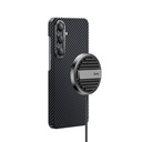 Samsung Galaxy S24 Uyumlu Kılıf Magsafe Özellikli Karbon Fiber Benks Essential ArmorAir 600D Kevlar Kapak - 4