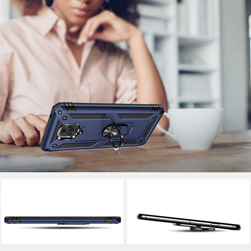 Xiaomi Redmi Note 9 Pro Uyumlu Kılıf Zore Vega Kapak - 3