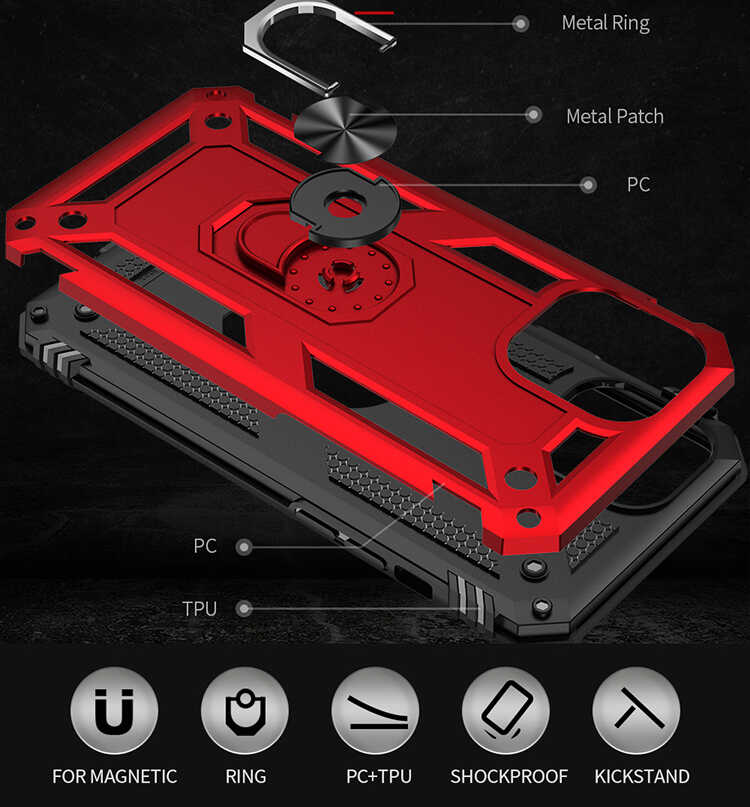 Apple iPhone 12 Pro Max Uyumlu Kılıf Zore Vega Kapak - 7