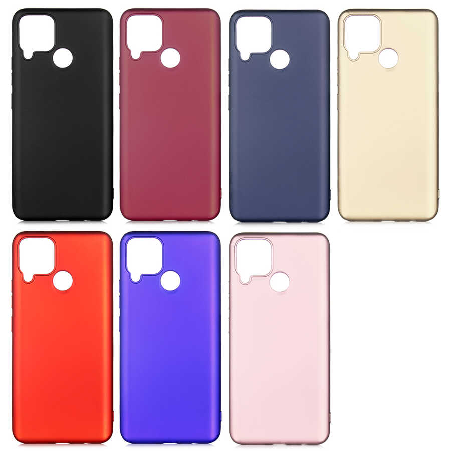 Realme C15 Uyumlu Kılıf Zore Premier Silikon Kapak - 1