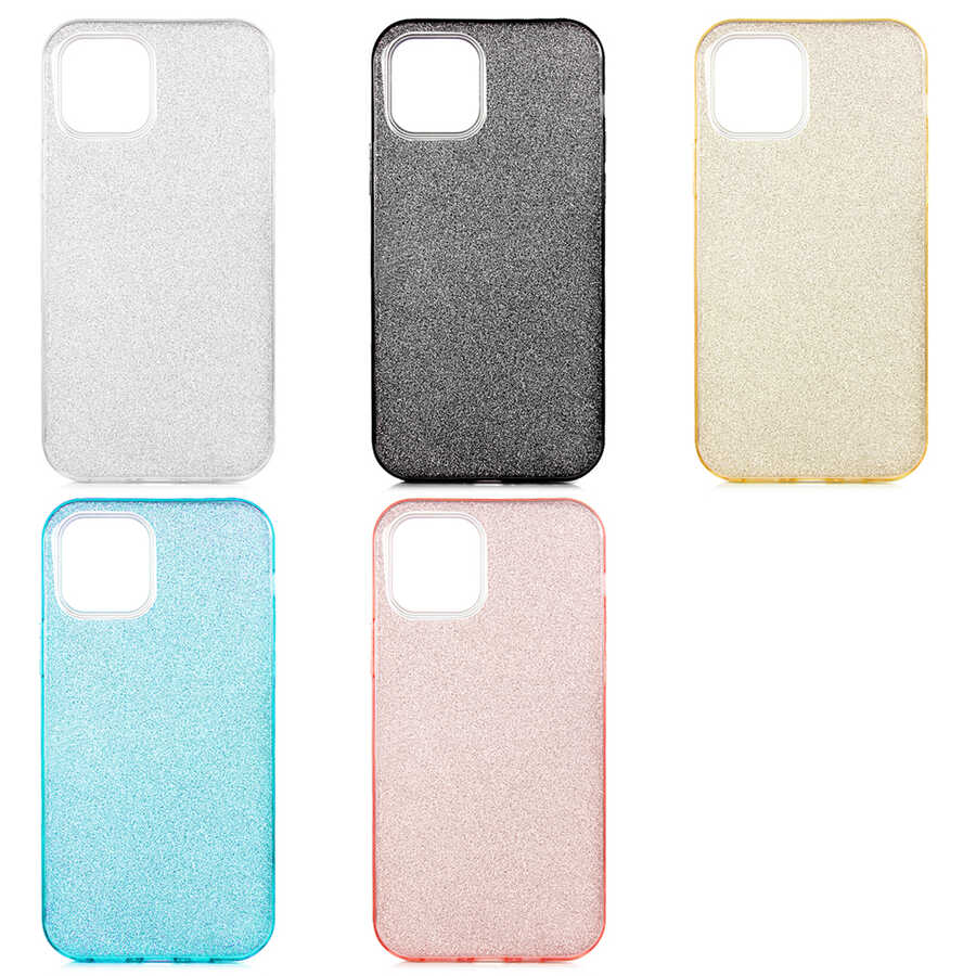 Apple iPhone 12 Pro Uyumlu Kılıf Zore Shining Silikon - 1