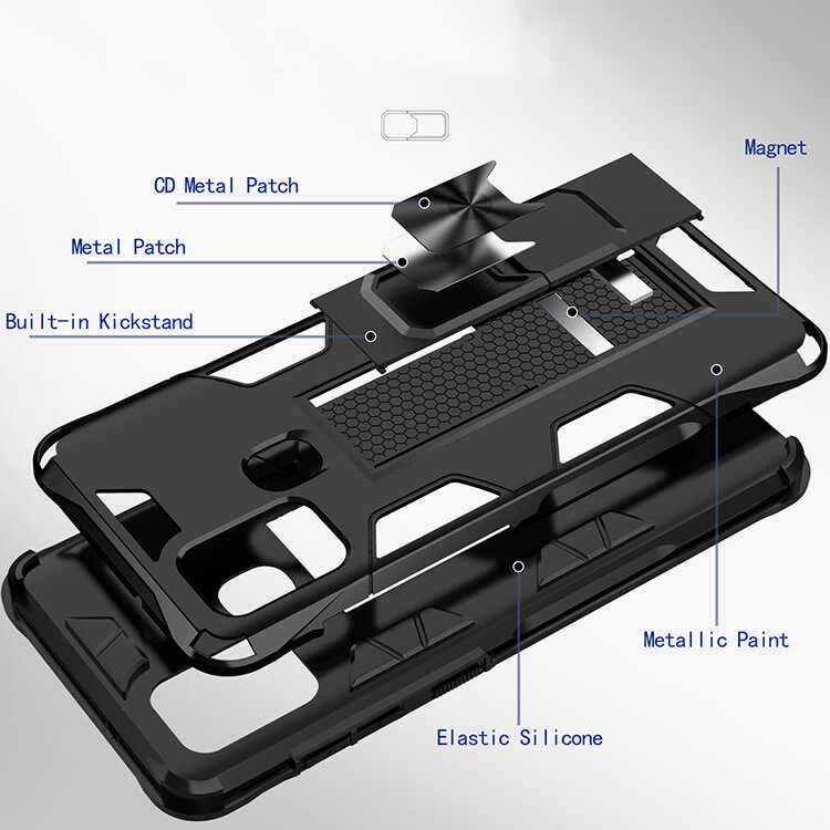 Samsung Galaxy A21S Uyumlu Kılıf Zore Volve Kapak - 3