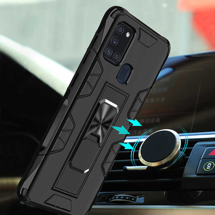 Samsung Galaxy A21S Uyumlu Kılıf Zore Volve Kapak - 6