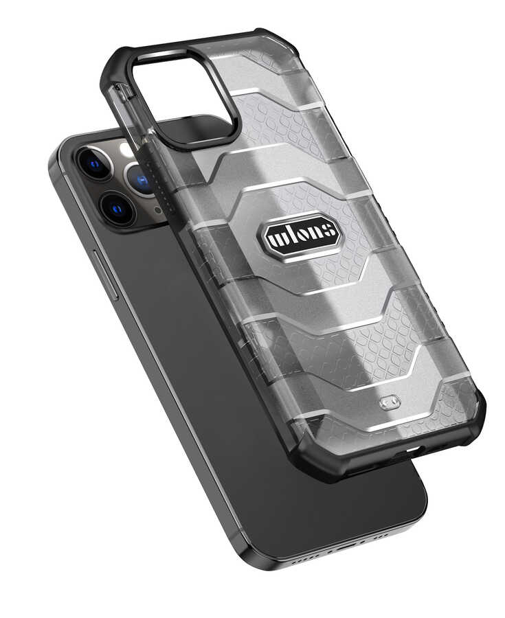 Apple iPhone 12 Pro Uyumlu Kılıf Wlons Mit Kapak - 5