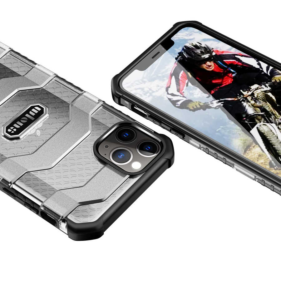 Apple iPhone 12 Pro Max Uyumlu Kılıf Wlons Mit Kapak - 7