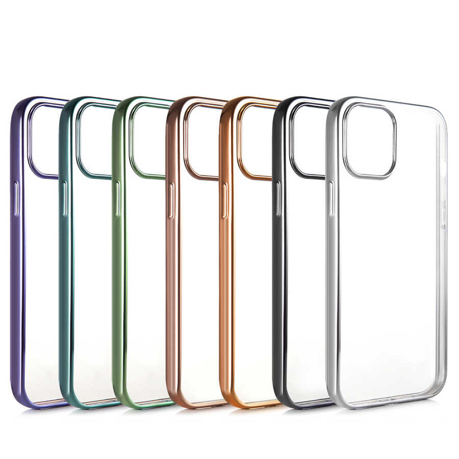 Apple iPhone 12 Mini Uyumlu Benks Magic Glitz Ultra-Thin Transparent Protective Soft Kapak - 1