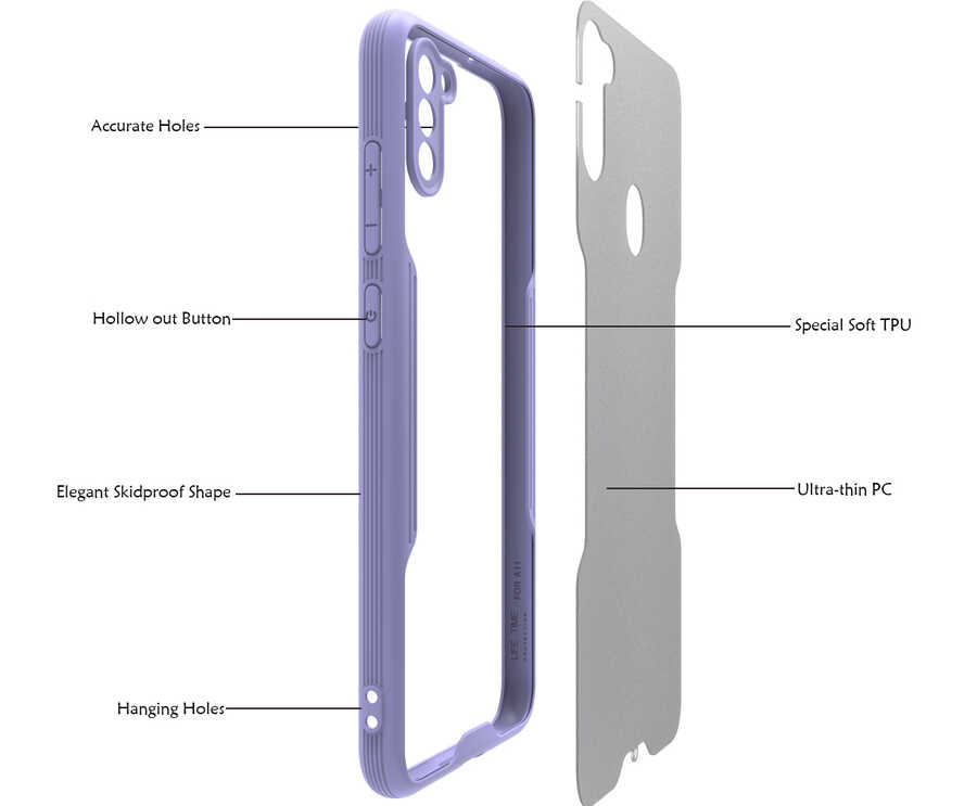Samsung Galaxy M11 Uyumlu Kılıf Zore Parfe Kapak - 2