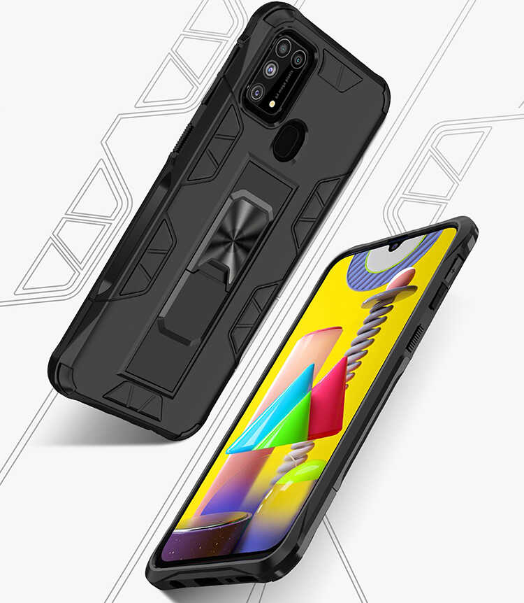 Samsung Galaxy M31 Uyumlu Kılıf Zore Volve Kapak - 1