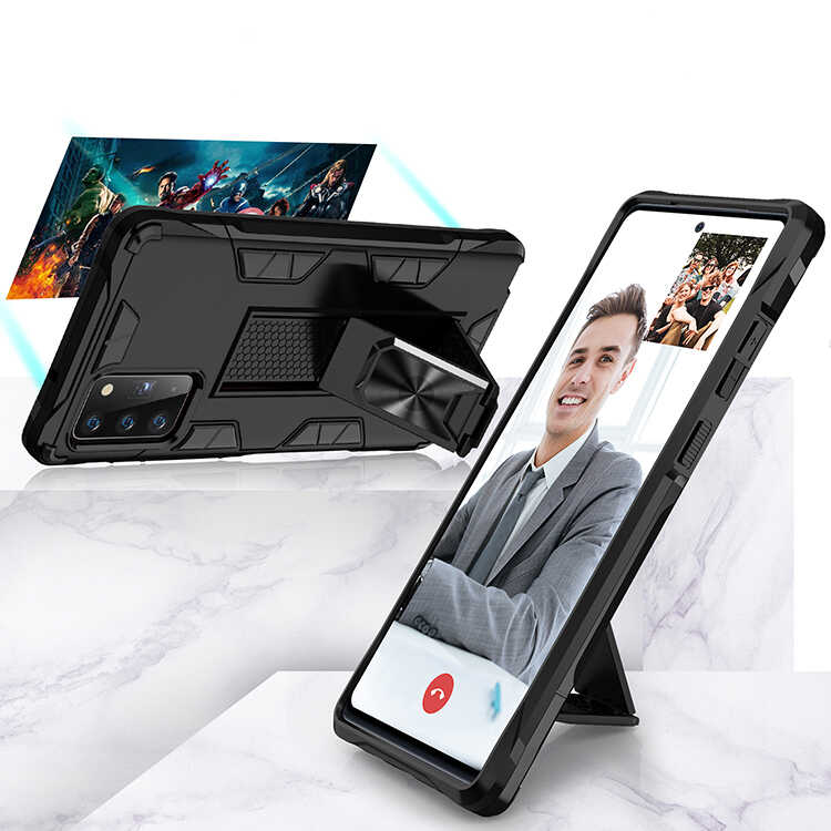 Samsung Galaxy Note 20 Uyumlu Kılıf Zore Volve Kapak - 9