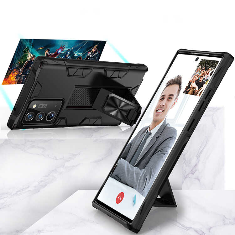 Samsung Galaxy Note 20 Ultra Uyumlu Kılıf Zore Volve Kapak - 8