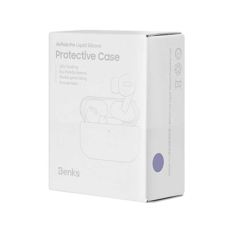 Apple Airpods Pro Uyumlu Kılıf Benks Liquid Silikon - 2