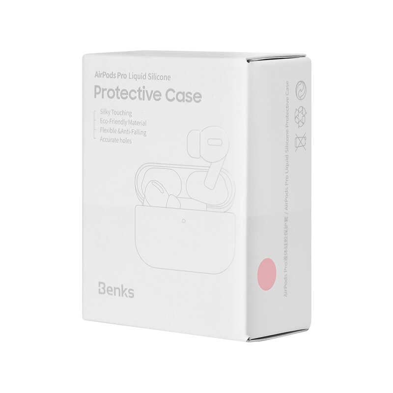 Apple Airpods Pro Uyumlu Kılıf Benks Liquid Silikon - 7
