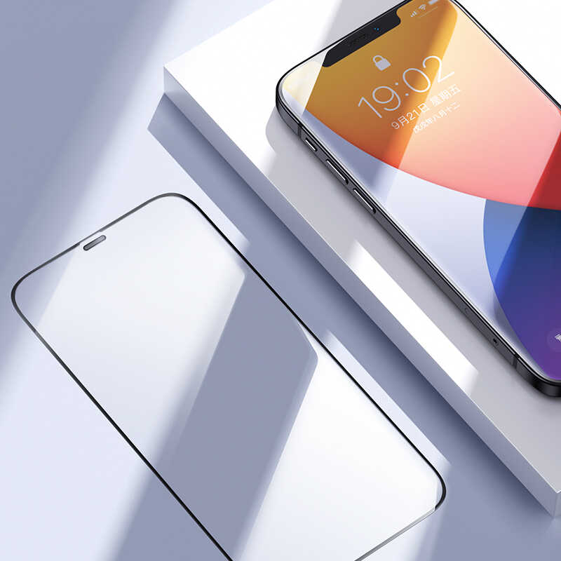 Apple iPhone 12 Pro Max Uyumlu Benks 0.3mm V Pro Dust Full Curved Proof Ekran Koruyucu - 6