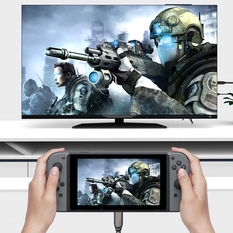 Wiwu X10 Type-C to HDMI Kablo - 2