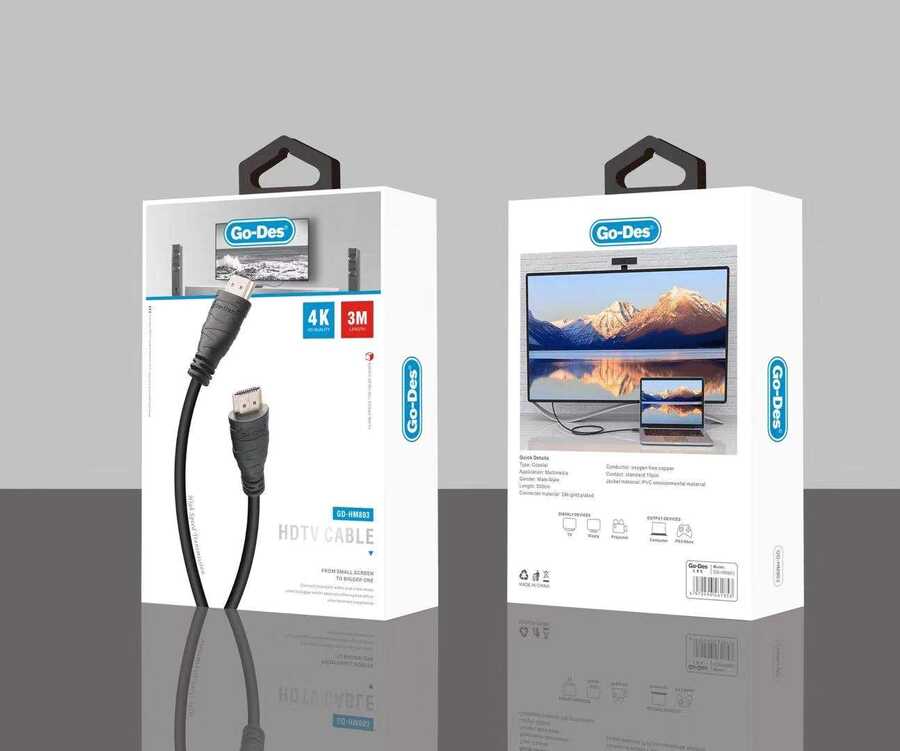 Go Des GD-HM803 HDMI 4K HD Kablo - 3