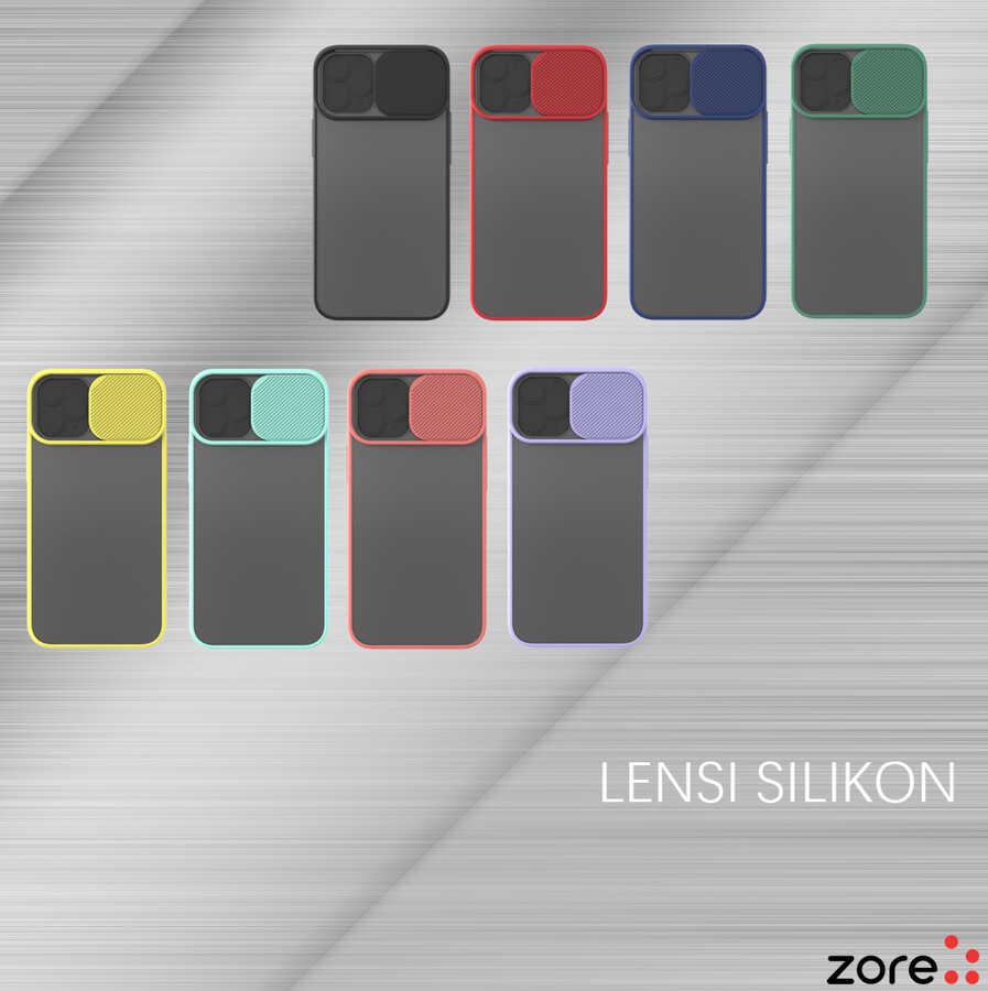 Apple iPhone 12 Mini Uyumlu Kılıf Zore Lensi Kapak - 1