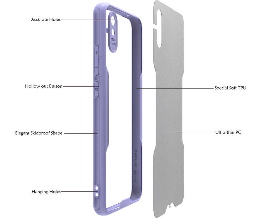 Xiaomi Redmi 9A Uyumlu Kılıf Zore Parfe Kapak - 2